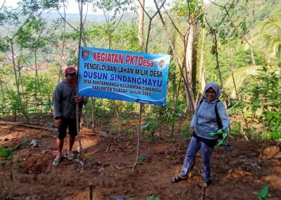Hijaukan Masa Depan : PKTDesa Desa Bantarmangu Mencetak Keajaiban di Pengelolaan Lahan Milik Desa di Dusun Sindanghayu